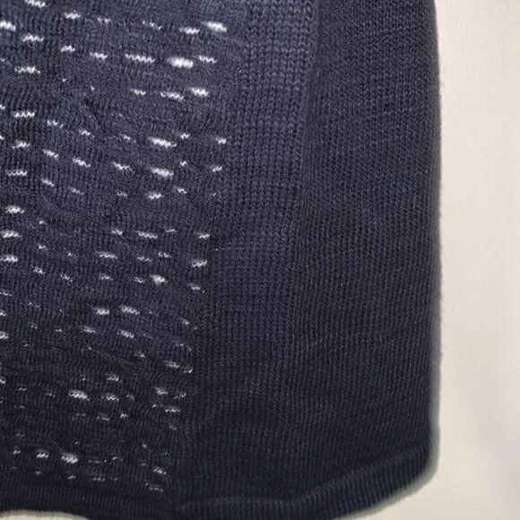 Christopher & Banks Womens Zip-Up Cardigan Sweater Size M Navy - Picture 5 of 10